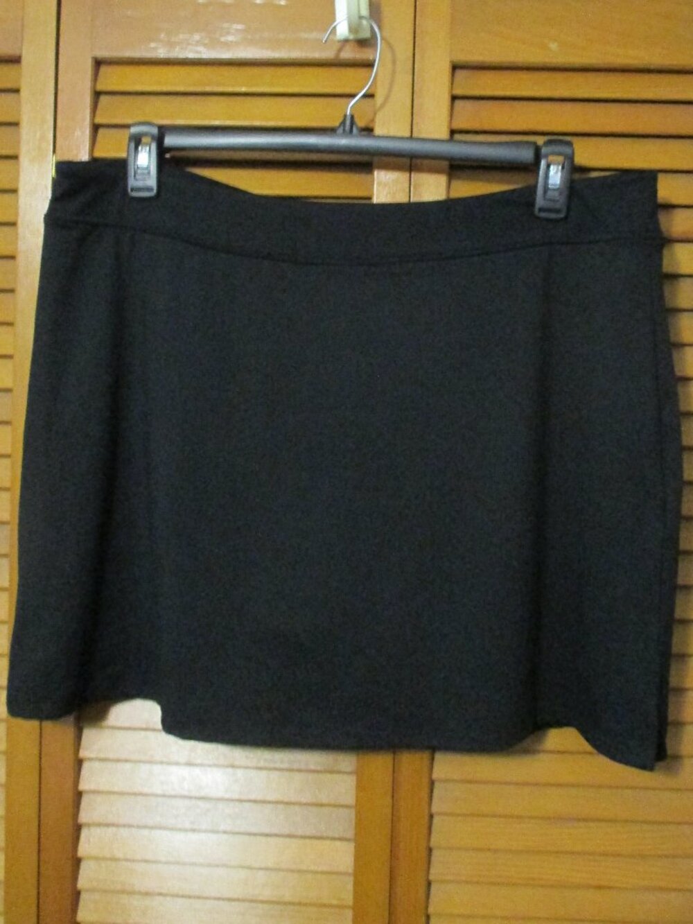 Tranquility black skort pull on lightweight stretch like new size XXL